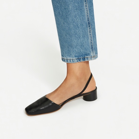 Everlane Shoes - Everlane Tapered Square Toe Slingback